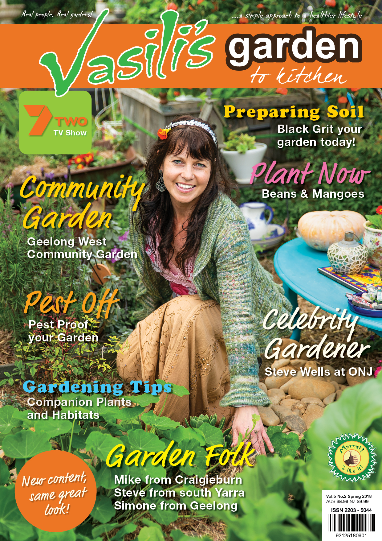 Vasili's Garden to Kitchen Magazine - Issue 18 - Spring 2018